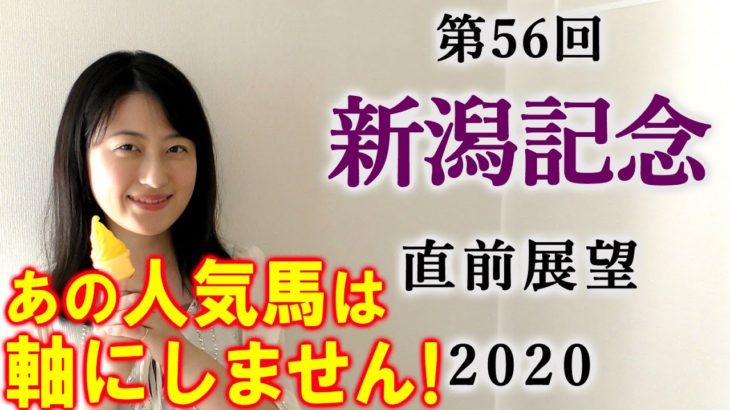 【競馬】新潟記念　直前展望 2020(全頭分析はブログで！) ヨーコヨソー