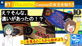 #1 ルーレット(カジノの女王)を知ろう　オンラインカジノゲーム
