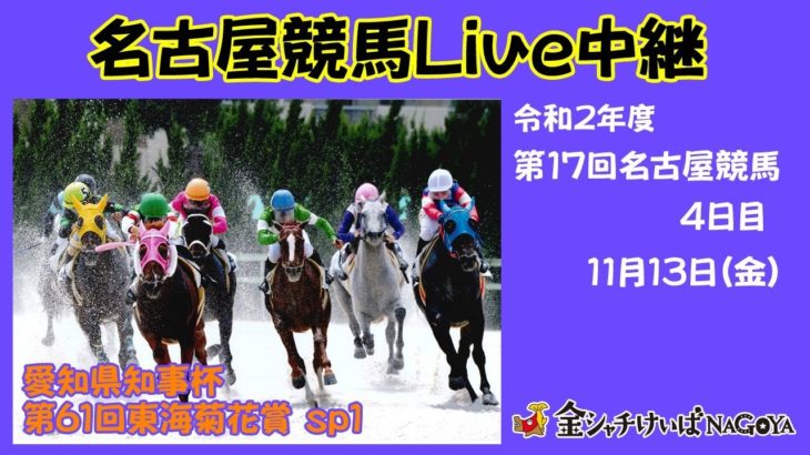 名古屋競馬Live中継　R02.11.13