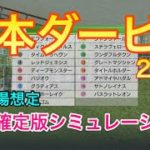【競馬】日本ダービー2021 枠順確定版シミュレーション【ウイニングポスト9 2021】