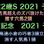 【競馬予想】　函館2歳ステークス　中京記念　2021 予想