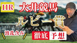 【 地方競馬予想 】7/13  11R  ルビー賞(A2B1)