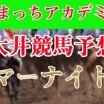 【 地方競馬予想 】大井競馬競馬予想 11R サマーナイト賞(A2B1)