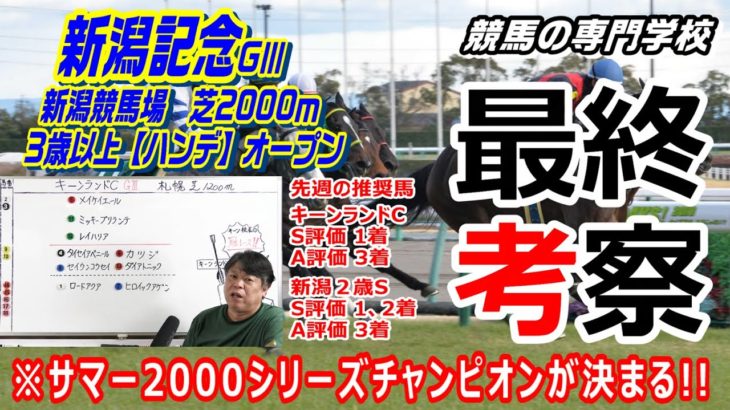 【競馬】新潟記念2021 サマー2000チャンピオンの行方は!!?【競馬の専門学校】