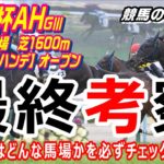 【競馬】京成杯AH2021 重要なのは馬場の判断と中山適性【競馬の専門学校】