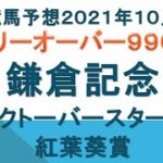 鎌倉記念2021予想｜トリプル馬単996万円発生！オクトーバースター賞、紅葉葵賞の予想も！！