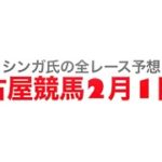 2月1日名古屋競馬【全レース予想】白魚特別2023
