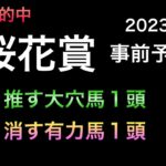 【競馬予想】 桜花賞  2023  事前予想
