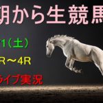【中央競馬】朝から生競馬　ライブ配信　（阪神→中山）Horse Racing Commentary