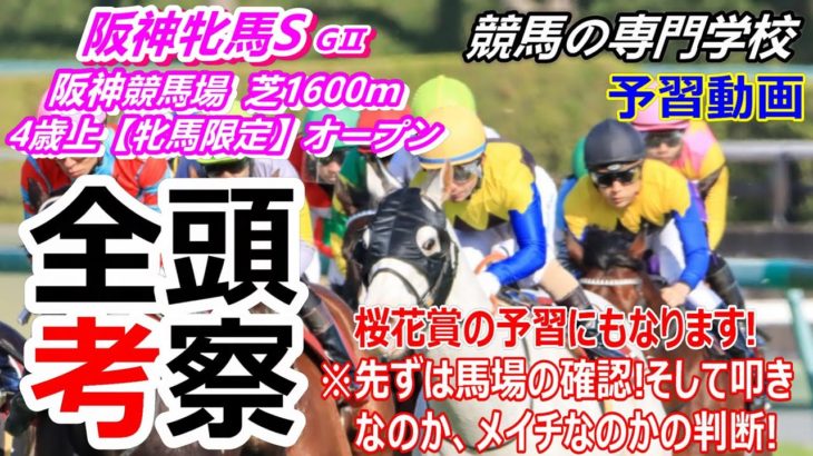 【阪神牝馬S2023】土曜重賞 桜花賞と同じ舞台、予習にもなるレース